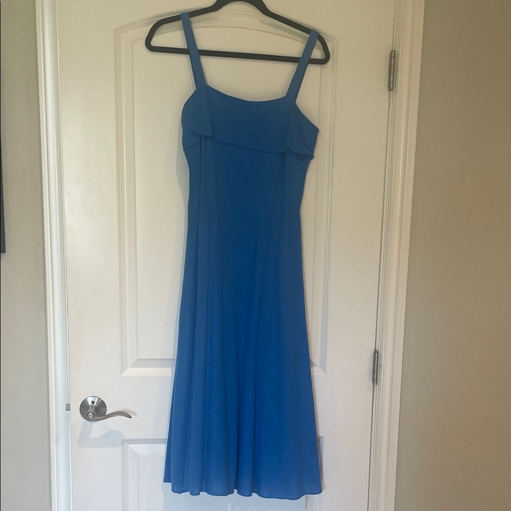 Ann Taylor Blue Midi Dress